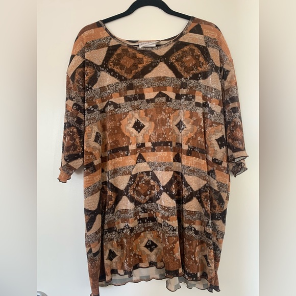 Vintage plus size 3X tunic - Picture 1 of 5